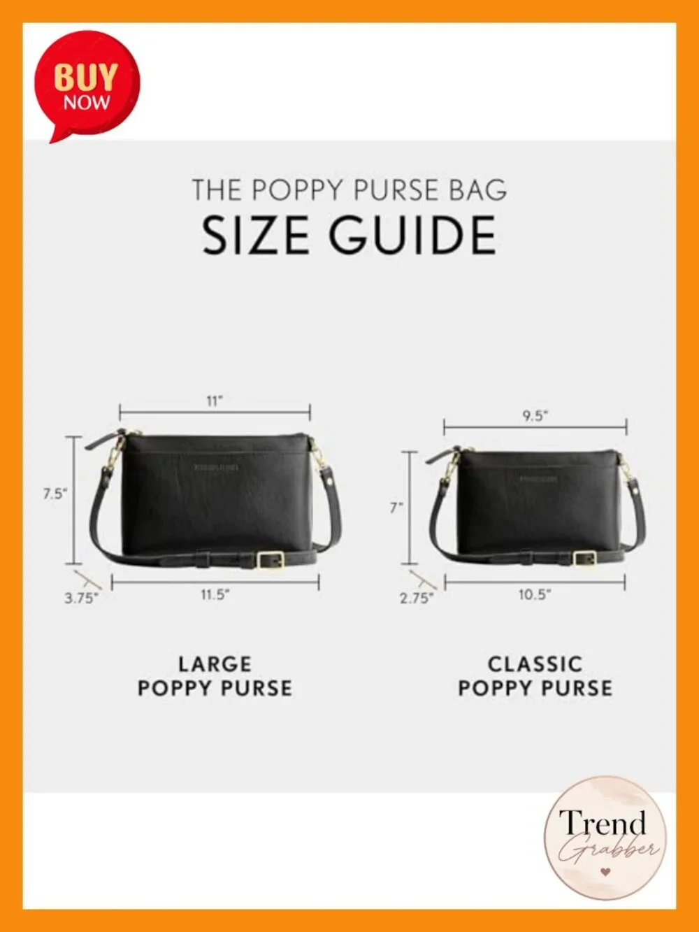 Full-Grain Leather Crossbody Bag with Removable Strap - Handmade